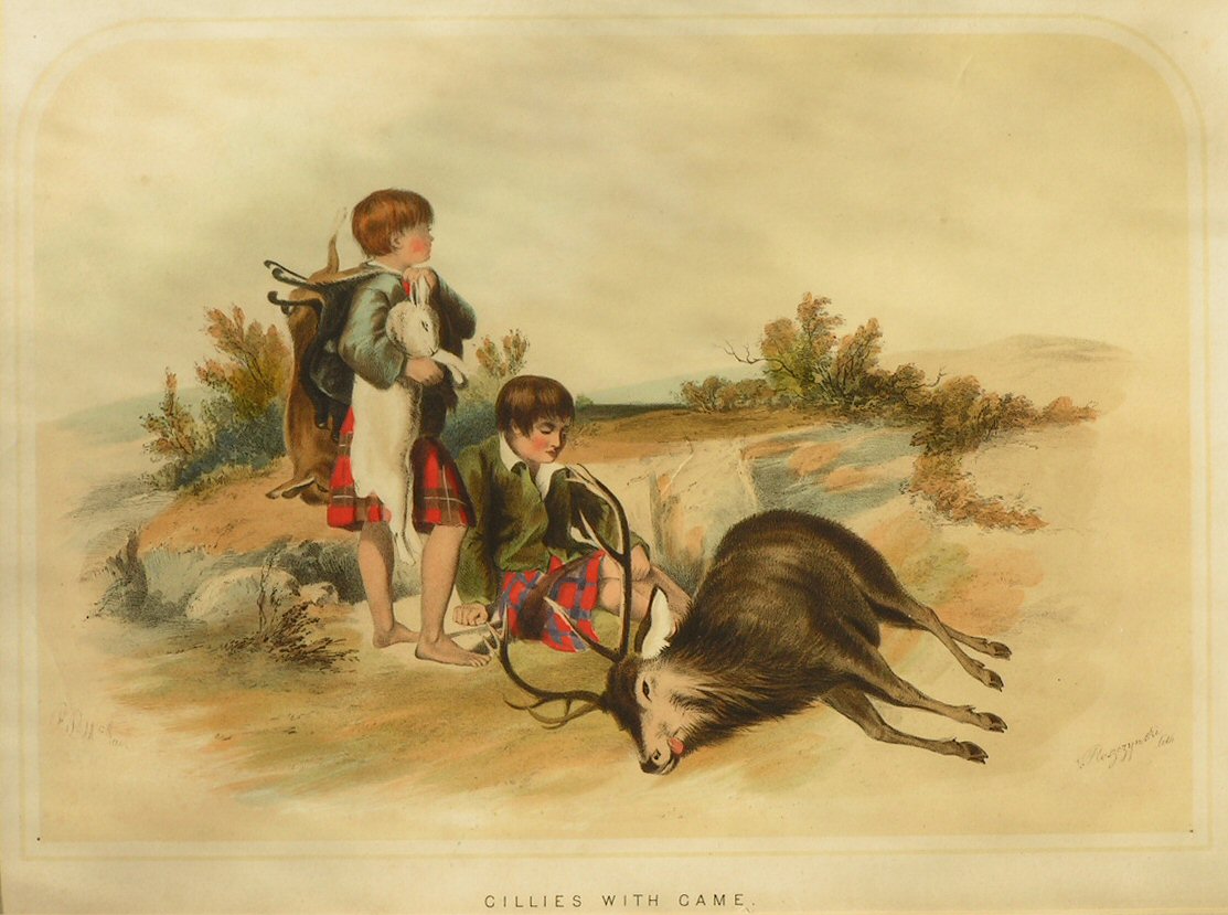 Lithograph - Gillies with Game - 